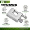 Britanium® BRL85 Heavy Duty Lock with 10 Keys - [Weather