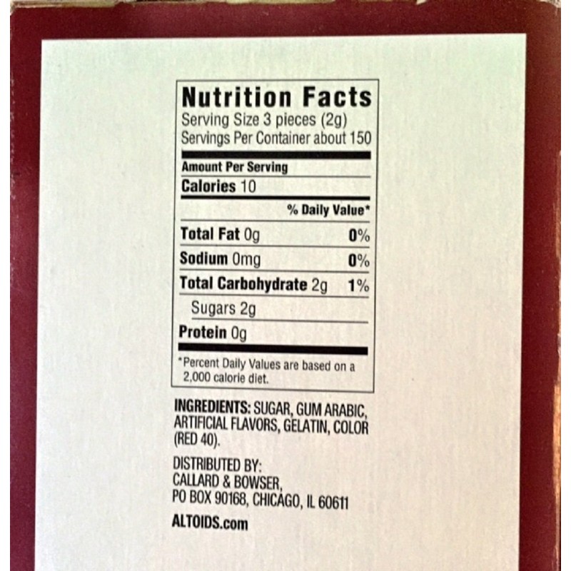 Altoids Curiously Strong Mints, Cinnamon, 1.76oz Per Tin, 6 Tin