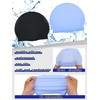 Dunzy 6 Pieces Adult Swim Goggles Silicone Cap Sets, Including