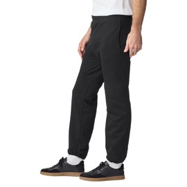 Gildan Men's Fleece Elastic Bottom Sweatpants with Pockets, Style G18100, Black, Small