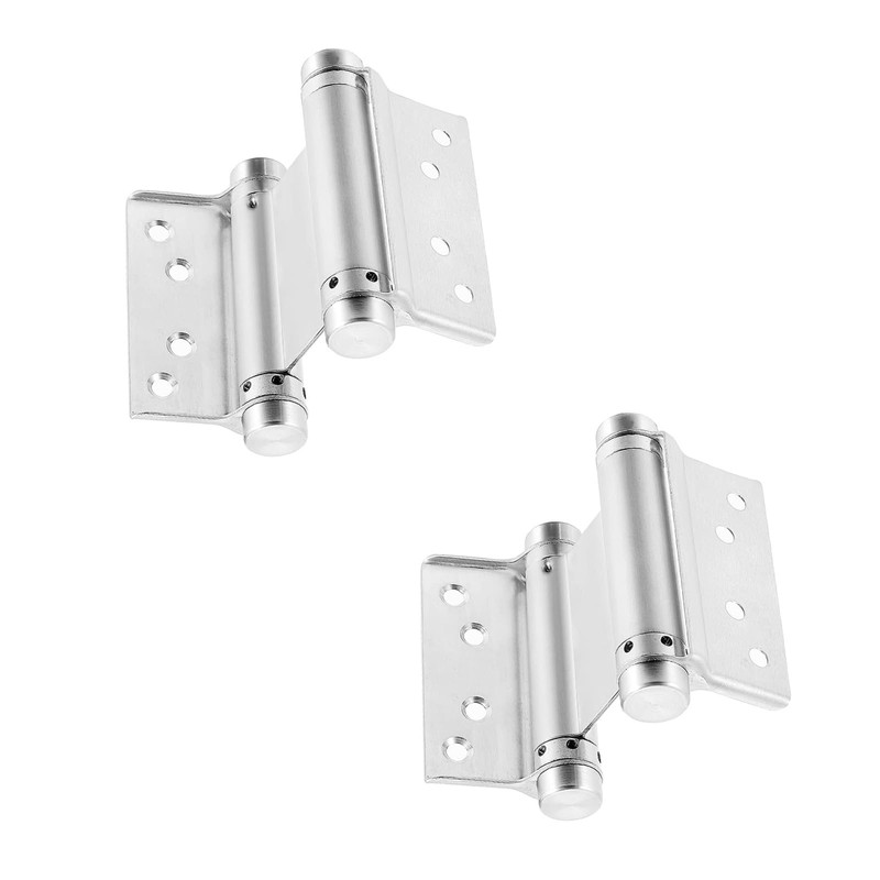 4-inch Double-Acting Spring Door Hinges, Heavy-Duty Ball-Bearing self-Closing Stainless Steel