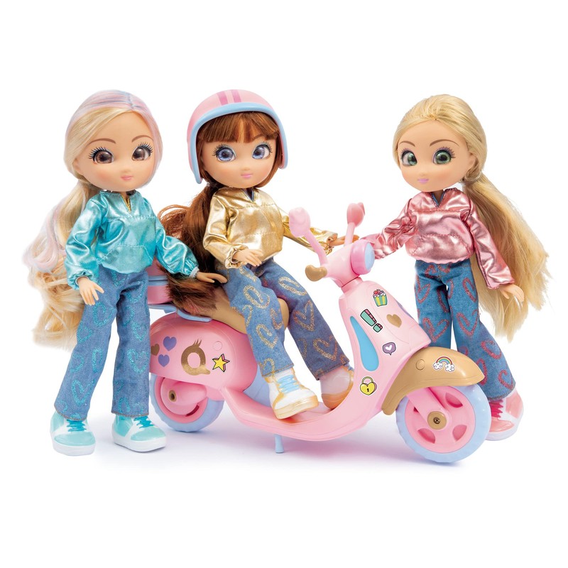 Giochi Preziosi Unique Eyes Fun Ride Scooter Spielset mit Puppe