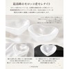 Selenite Bowl Heart Shape Natural Clear Plaster Accessory Tray Interior