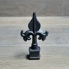 5/8" Cast Iron Spear, Finial, Spire, Ornamental Fence Topper Wrought