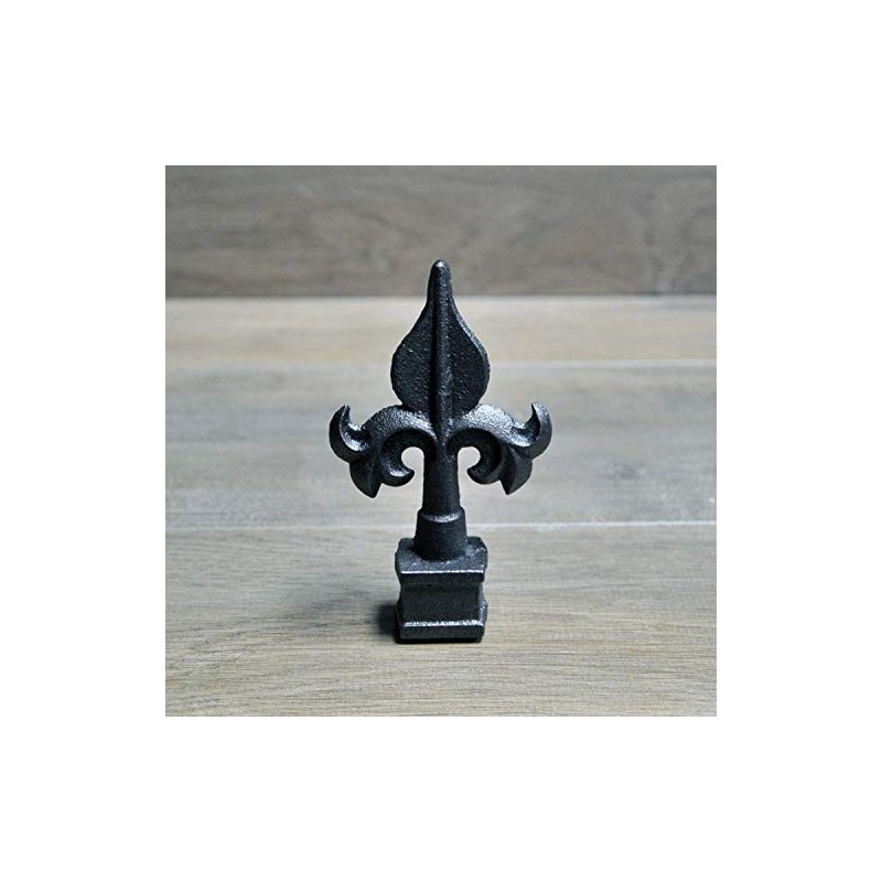5/8" Cast Iron Spear, Finial, Spire, Ornamental Fence Topper Wrought