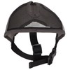 Adjustable Bulldog Mask Bite and Barking Dog Muzzle Eye Closed