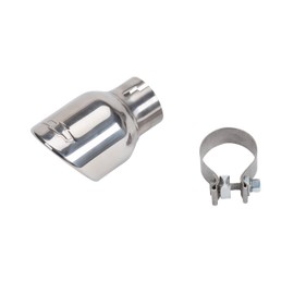 ACDelco GM Accessories 23238761 2.5L Polished Stainless Steel Single Outlet Exhaust Tip with Bowtie Logo