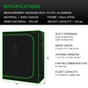 MELONFARM 4x2 Grow Tent, 48"x24"x60'' High Reflective 600D Diamond Mylar