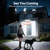 INCX Solar Motion Sensor Lights Outdoor, 3 Heads Security Lights