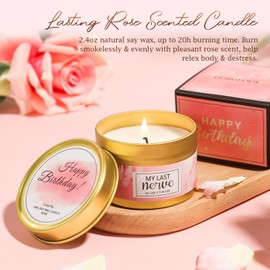 MEIMUCUL Birthday Gift for Women, Girlfriend Birthday, Birthday Gift for Best Friend, Girlfriends, Sister, Wife, Mum, Colleague, 18 21 30 40 50th Birthday Gift Set