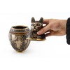 Top Collection Canopic Jar Statue in Cold Cast Bronze -