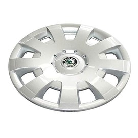 Skoda 3T0601147MHB Wheel Trim 16 Inch 7Jx16 Steel Rim Silver