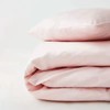 White Bamboo Lyocell Duvet Cover Set, 3-Piece Queen 78.74 x