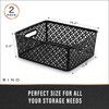 BINO l Plastic Storage Baskets, Large - Black | THE