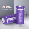 PKCELL ER14335 2/3AA Batteries 3.6V 1650mah Primary Lithium Battery 12-Pack