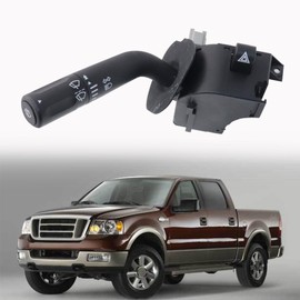 GXARTS Car Steering Column Headlight Turn Signal Wiper Dimmer Combination Multifunction Switch 4L3Z13K359AAA fit for Ford F-150 2004-2005 fit for Lincoln Mark LT 2006-2008