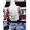 Babioboa Men's Sleeveless Training Muscle Hoodies 2 Pack Sleeveless Shirts