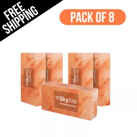 Pink Salt Wall 8 Salt Tiles QUALITY Wall Bricks 8x4x0.75 - for Spa Sauna Home Decor AFFORDABLE