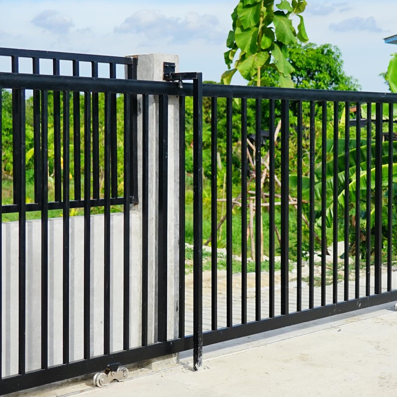 Sliding Gate Rollers Hardware Kit, Galvanized Steel Rolling Gate Wheels