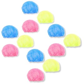 PARENCE. - Set mit 12 Duschhauben für Damen und Mädchen - wiederverwendbar und wasserdicht | Bequemes Gummiband | Bade-Haarschutz - Einheitsgröße - 12 Stück