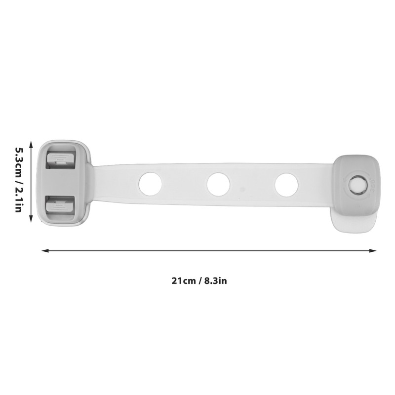 Child Safety Cabinet Proofing Double Lock Adjustable Strong Adhesive Baby