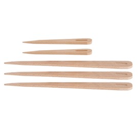 5PCS Wooden Knitting Needles, Wood Hand Stick Set Multipurpose Big Eye Tapestry Weaving Crochet Needle for Home and Professional Knitted Crafts DIY