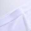Huata Men's Underwear Briefs Soft Cotton Classic 4 Pack Panties(White,L)
