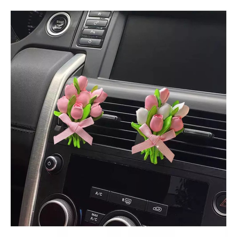 Dolores Kit Ambientador Auto Aire Flores Aromaterapia Difusor Coche