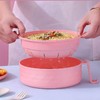 OZY Microwave Ramen Bowl，Ramen Noodle Cooker with Spoon Chopsticks Fork，Ramen
