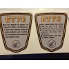 Honda CT70 K4 "Trail 70" Complete Set frame Decals, Graphics,