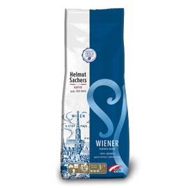 Helmut Sachers Kaffee - Viennese Mix, Viennese Melange Coffee Made from Premium Highland Arabica Beans, Sustainably Roasted in Austria - Whole Coffee Beans, 500 g
