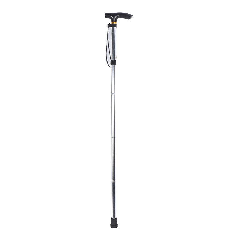 Telescopic Walking Stick Thicken Lightweight Aluminium Alloy Foldable Adjustable Hiking