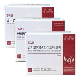 Anti-melanin whitening cream 50ml 3 packs / 안티멜라닌 화이트닝 크림 50ml 3개