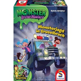 Schmidt Spiele 40636 Monster Loving Maniacs, Monster Hunt in Scary Break, Children's Game
