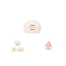 Sprigold Womens Soft Silicone Travel or Daily Makeup Sponge Holder, Dust-proof Portable Cosmetic Face Beauty blender, Soft and Eco-Friendly Silicone Beauty Make up Organizer (1, Upgrade Cream white)