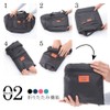 Positives: Can be attached to your suitcase handle, bag-on-bab, folding