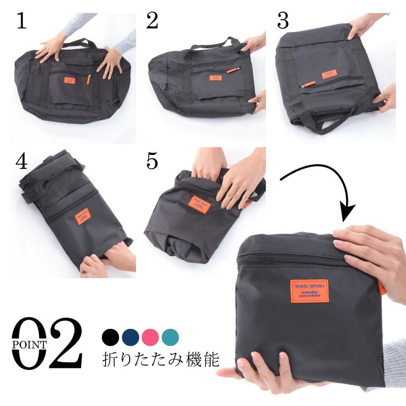 Positives: Can be attached to your suitcase handle, bag-on-bab, folding