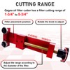 Gelessy 66490 Oil Filter Cutter with Vise Jaws, Adjustable Oil