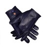 Men's Dress Leather Gloves (Large, Navy Blue)