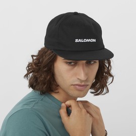 Salomon Unisex Flat Cap, Deep Black