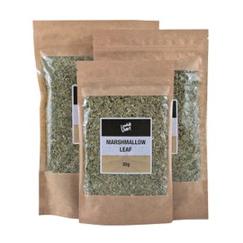 Lowhill Valley Marshmallow Leaf – Althaea officinalis Herbal Tea – For Wellbeing – No Additives or Preservatives – Organically Grown – In Reusable Package – 30g