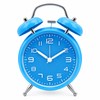4 Inch Twin Bell Alarm Clock with Metal Frame –