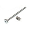 Furniture Cot Bolt Allen Head with Barrel Nut 6 mm M6 x 100 mm Zp (Pack of 20)