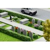 Overdrive-Racing Scale N 1:160 Cemetery Gravestones 19 Pieces Graves Crypt