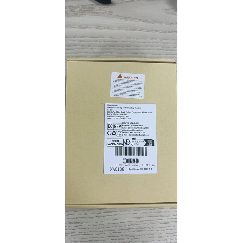 DIFCUL Multimeter, XL830L Voltmeter Ammeter Ohmmeter Handheld LCD Digital Current