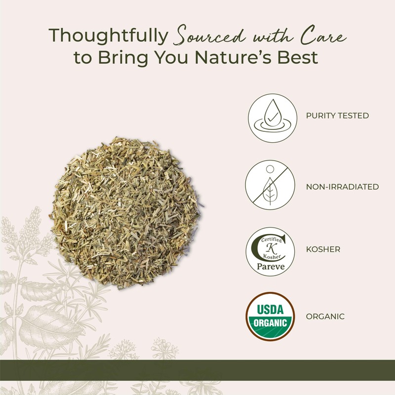 Starwest Botanicals Oatstraw Loose Leaf Organic - Dried Herb for