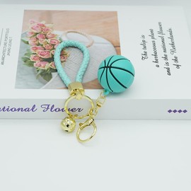 Basketball Keychain Pendant Novelty Sports Ball Fans Key Chain Ring Charm for Boys Girls Men Women