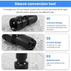 1/2 inch Square To 1/4 inch Black Hex Ratchet Socket