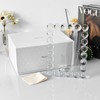 Marvala Clear Bubble Crystal Picture Frame 5''x 7'', Photo Frame
