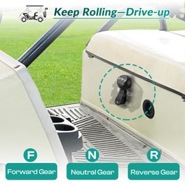 Drive-up 48V Club Car DS Forward Reverse Switch, Club Car Forward Reverse Switch Assembly with Handle and Micro Switch for Club Car DS 1996-Up Golf Carts, OEM 101753005 1012987